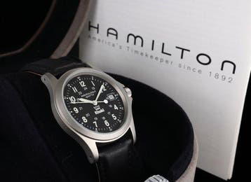 Hamilton - Khaki - Zonder minimumprijs - 9821 - Heren -, Nieuw