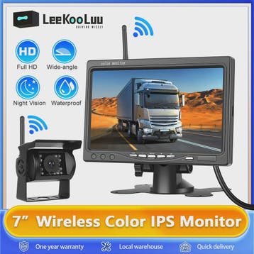 Draadloze Achteruitrijcamera met 7" HD IPS Scherm voor Vrach, Caravans en Kamperen, Camper-accessoires, Verzenden, Nieuw