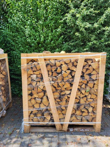 Premium Ovendroog Haardhout Eiken ,Beuk, Mix optie m3 krat, 6 m³ of meer, Verzenden, Eikenhout, Blokken