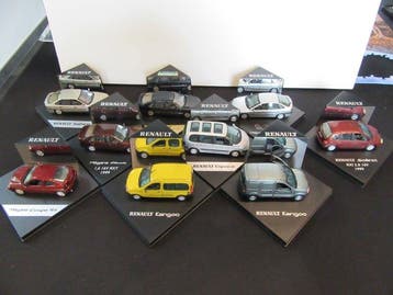 Renault 1:43 - Modelauto (9) - Safrane; Laguna; Mégane;, Nieuw
