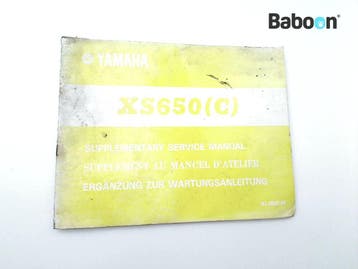 Instructie Boek Yamaha XS 650 1977-1979 (XS650), Verzenden, Gebruikt