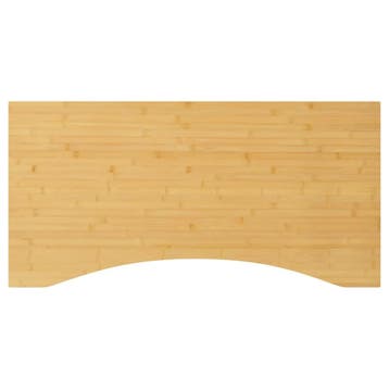 vidaXL Bureaublad 110x55x2,5 cm bamboe, Verzenden, Nieuw