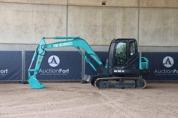 Veiling: Rupsgraafmachine Kobelco SK60-C Diesel 42kW 2013, Zakelijke goederen, Ophalen, Graafmachine