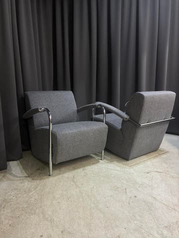 ACTIE! 2 Leolux scylla - Nieuw Ploeg pannema stof -, Zo goed als nieuw
