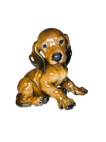 Rosenthal - Beeldje - Dachshund puppy - Porselein