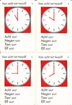Kwartet klok kijken 1 Rood (zie omschrijving), Verzenden, Nieuw