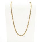 8 Karaat Figaro schakelketting, Sieraden, Tassen en Uiterlijk, Kettingen, Ophalen of Verzenden, Gebruikt, Overige kleuren, Goud