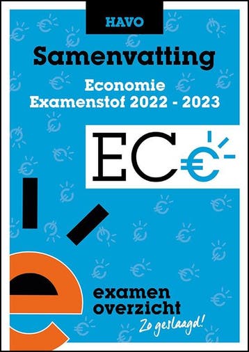 ExamenOverzicht   Samenvatting Economie HAVO 2 9789464380224, Verzenden, Zo goed als nieuw