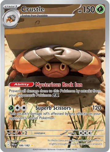 Crustle 186/182 Destined Rivals, Ophalen of Verzenden, Nieuw, Losse kaart, Foil