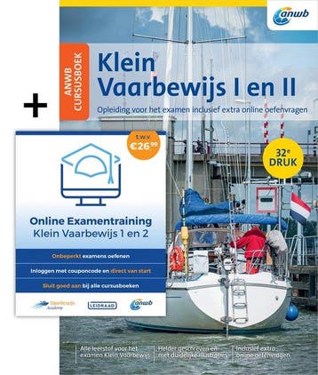 9789064108310 ANWB Cursusboek Klein Vaarbewijs I en II in..., Verzenden, Nieuw, Eelco Piena