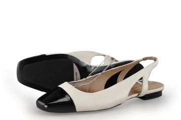 Peter Kaiser Slingbacks in maat 40 Wit, Peter Kaiser, Verzenden, Wit, Zo goed als nieuw