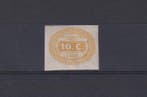 Koninkrijk Italië 1863/1863 - 10 cent, zegel nr. 1 geel met, Gestempeld