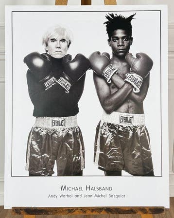 Michael Halsband - Andy Warhol and Jean-Michel Basquiat,