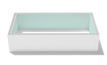 High Density Polystyreen zwembad blokkenset - 6,00 x 3,00 x, Verzenden, Nieuw