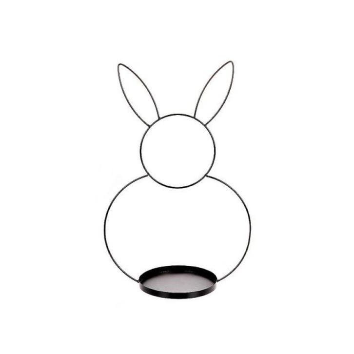 Metalen Frame Haas Bunny met schaal H53D34 Zwart, Hobby en Vrije tijd, Knutselen, Nieuw, Ophalen of Verzenden