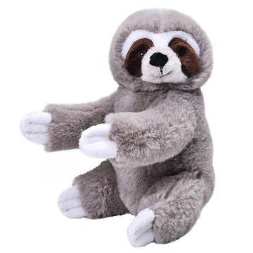 Pluche grijze luiaard knuffel - 25 cm - speelgoed, Verzenden, Nieuw