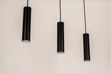 Rietveld Hanglampen - Zwart - Metaal, Aluminium, Verzenden, Nieuw