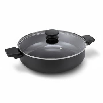 Brabantia VANTA Hapjespan met Deksel - Ø 28cm, Verzenden, Nieuw