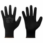 vidaXL Werkhandschoenen 24 pcs Zwart 8 / m Polyester, Tuin en Terras, Werkkleding, Verzenden, Nieuw