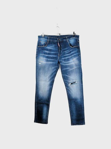 Dsquared2 Jeans Heren maat W42 Blauw Vintage, Kleding | Heren, Spijkerbroeken en Jeans, Ophalen of Verzenden, Nieuw