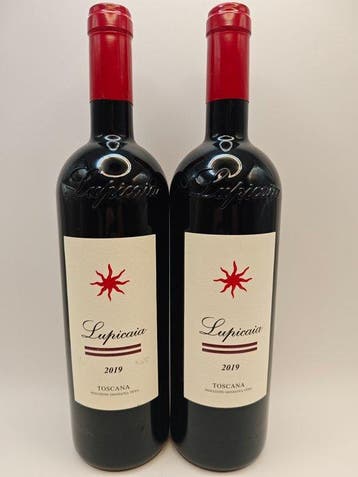 2019 Lupicaia - Toscane - 2 Flessen (0.75 liter), Nieuw