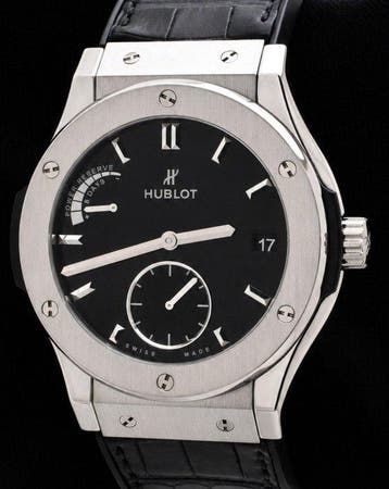 Hublot - Classic Fusion - Titanium Black - 8 Days Power, Nieuw