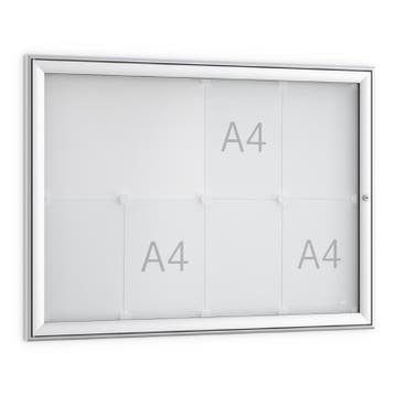 Informatiekast Buiten Draaideur 8x A4 Basic, Nieuw in verpakking