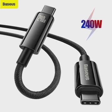 Baseus 240W PD 3.1 USB-C Kabel - Snel Opladen voor MacBook,, Verzenden, Nieuw