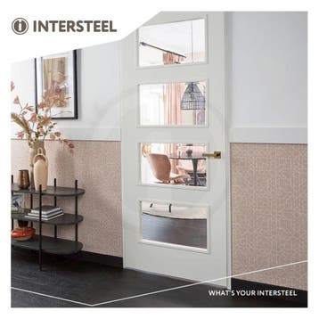 Intersteel Deurkruk Hera op vierkant rozet - PVD messing, Verzenden, Nieuw