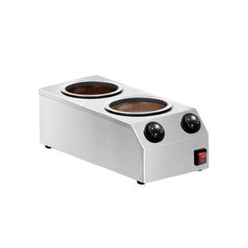 GGM Gastro | Chocoladesmelter - 4L - 600W - incl. 1 deksel |, Verzenden