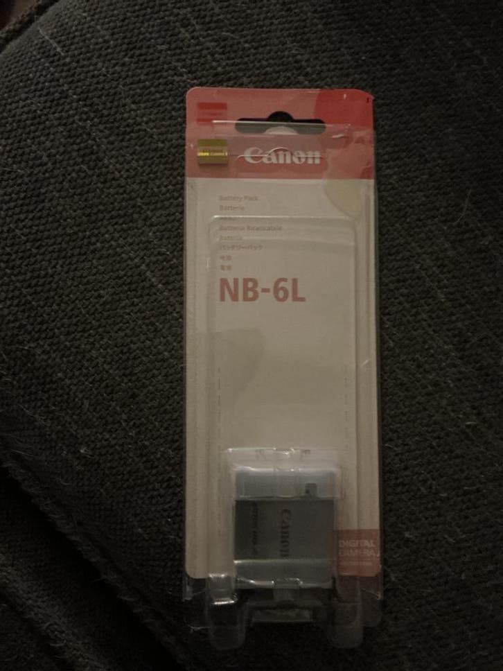 Canon NB-6L originele camera-accu – nieuw in verpakking, Audio, Tv en Foto, Accu's en Batterijen, Nieuw, Verzenden