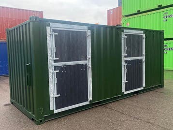 Nieuwe stal containers 20ft/30ft/40ft, Stalling, 2 of 3 paarden of pony's