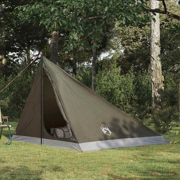 vidaXL Backpacking Tent 4-persoons Bruin en Grijs, Verzenden, Nieuw, Tot en met 2