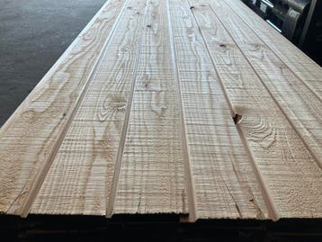Douglas/Lariks–channelsiding-halfhouts rabat-20x125mm-€ 3,90, Ophalen, Minder dan 25 mm, Nieuw, Plank