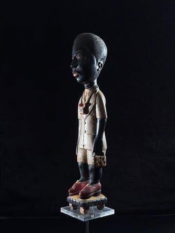 Beeld uit de Baoulé-stijl toegeschreven aan Maître des, Antiek en Kunst
