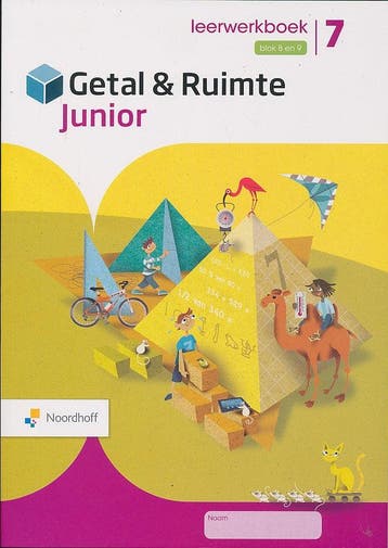 Getal en Ruimte Junior leerwerkboek blok 8 en 9 groep 7 (per, Verzenden, Nieuw