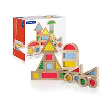 Guidecraft houten bouwblokken regen van €32,99 voor €16,49, Ophalen of Verzenden, Nieuw