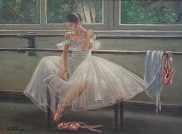 Italiaanse school (XX) - La ballerina, Antiek en Kunst