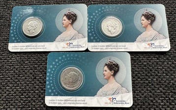 Nederland. Coincard ½ Gulden 1922/1930/1930 Wilhelmina