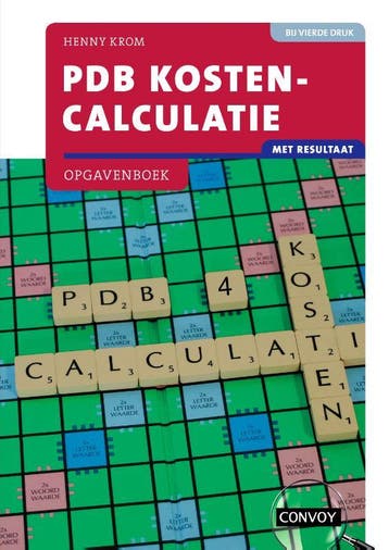 PDB Kostencalculatie met resultaat 9789463172790, Zo goed als nieuw