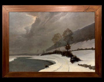 Alfred Chanut (1851-1918), Navolger van - Le Lac Gelé