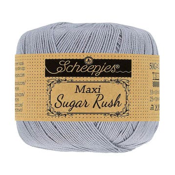 Scheepjes Maxi Sugar Rush - 618 silver - Katoen Garen, Ophalen of Verzenden, Nieuw
