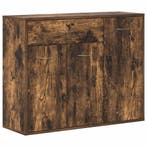 Houten Dressoir | Gerookt Eiken | 88x30 | Tweedekansje |..., Nieuw, Minimalistisch, 25 tot 50 cm, Overige houtsoorten