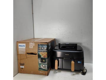 Philips 5000 series NA552/00 - Dubbele heteluchtfriteuse 9L, Verzenden, Zo goed als nieuw
