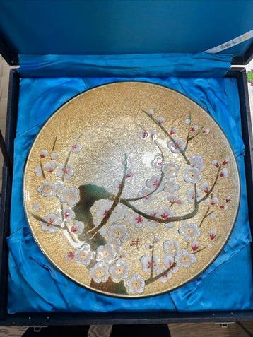 Decoratief ornament - ando cloissonè co. Di Nagoya -
