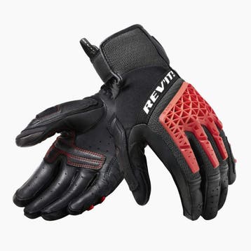 REVIT! Sand 4 Zwart Rood, Motoren, Kleding | Motorkleding, Nieuw met kaartje, REV'IT!, Handschoenen, Heren