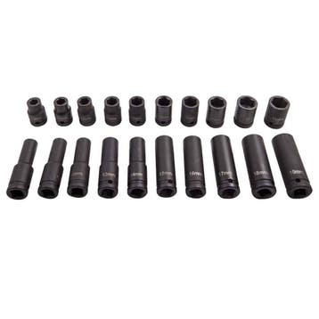 1/2-inch Drive Deep Impact Socket Set, 20-Stuk, Long Reac..., Verzenden, Nieuw