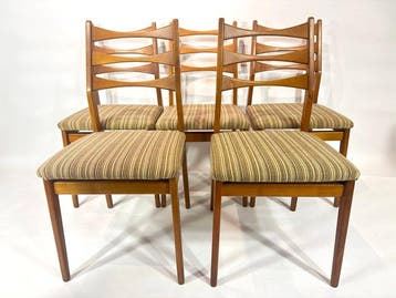 Stoel (5) - Teak - eetkamerstoelen