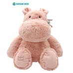 Knuffel nijlpaard |  Roze | 26 cm (knuffeldier), Kinderen en Baby's, Speelgoed | Knuffels en Pluche, Ophalen of Verzenden, Nieuw