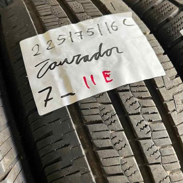 2 x Tourador 225-75-16 C 4 Seizoenbanden 7mm, 16 inch, Ophalen of Verzenden, All Season, Band(en)